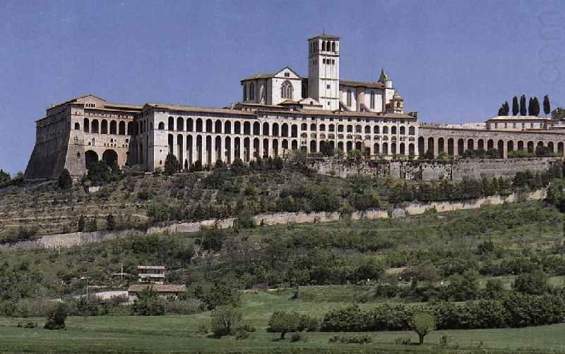 View of the Church of San Francesco dfg, GIOTTO di Bondone